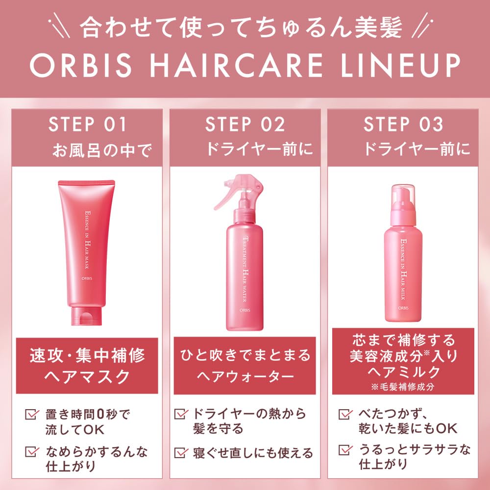 Amazon | オルビス( ORBIS ) エッセンスイン ヘアミルク ( 洗い流さ